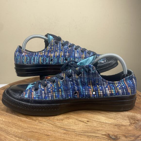 Converse Chuck Taylor AllStar New York Mens Blue Multicolor Size 9 Low Top Shoes - Picture 6 of 10